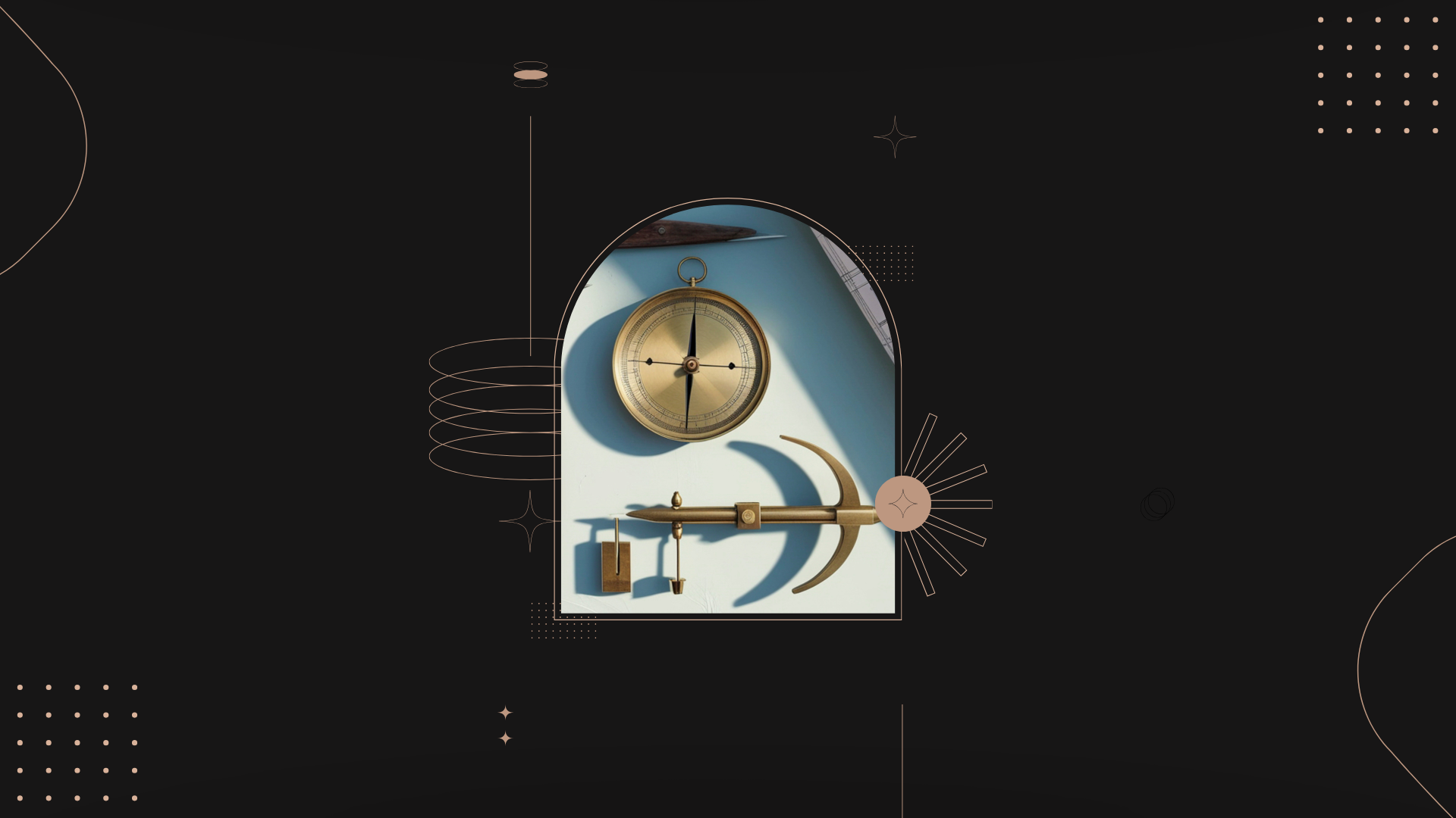 Clean abstract professional and technical motifs
